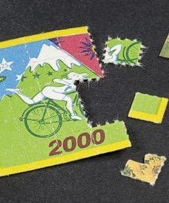Albert Hofmann acid blotter sheet – Bicycle Day LSD tribute tabs