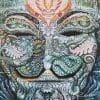 Vendetta Acid 125µg LSD blotter with stylized Guy Fawkes design