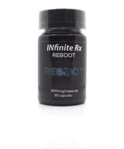 Infinite Rx Reboot Microdose 200mg Psilocybin Capsules – 30 Count Bottle