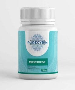 Purecybin 150mg microdose capsules – 30-count bottle with natural blend