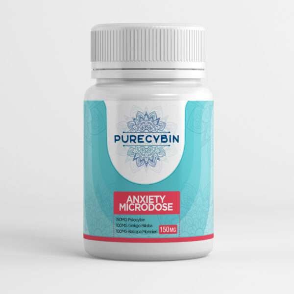 purecybin-anxiety-150mg-30-capsules.jpg Purecybin 150mg Anxiety Microdose Capsules – 30-count bottle