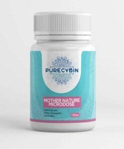 Purecybin Mother Nature Microdose – 150mg Psilocybin Capsules, 30-Count Bottle