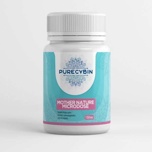 purecybin-mother-nature-microdose-150mg-30-capsules.jpg Purecybin Mother Nature Microdose – 150mg Psilocybin Capsules, 30-Count Bottle