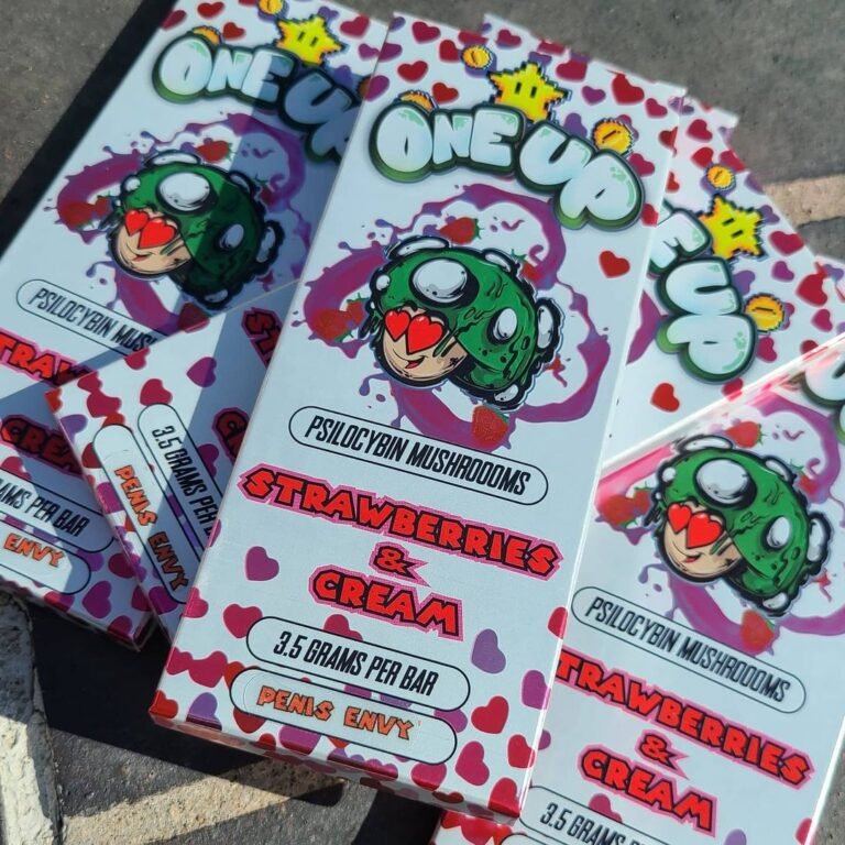One up Mushroom Strawberries and Cream - Magic Psychedelics One up Mushroom Strawberries and Cream - Magic Psychedelics