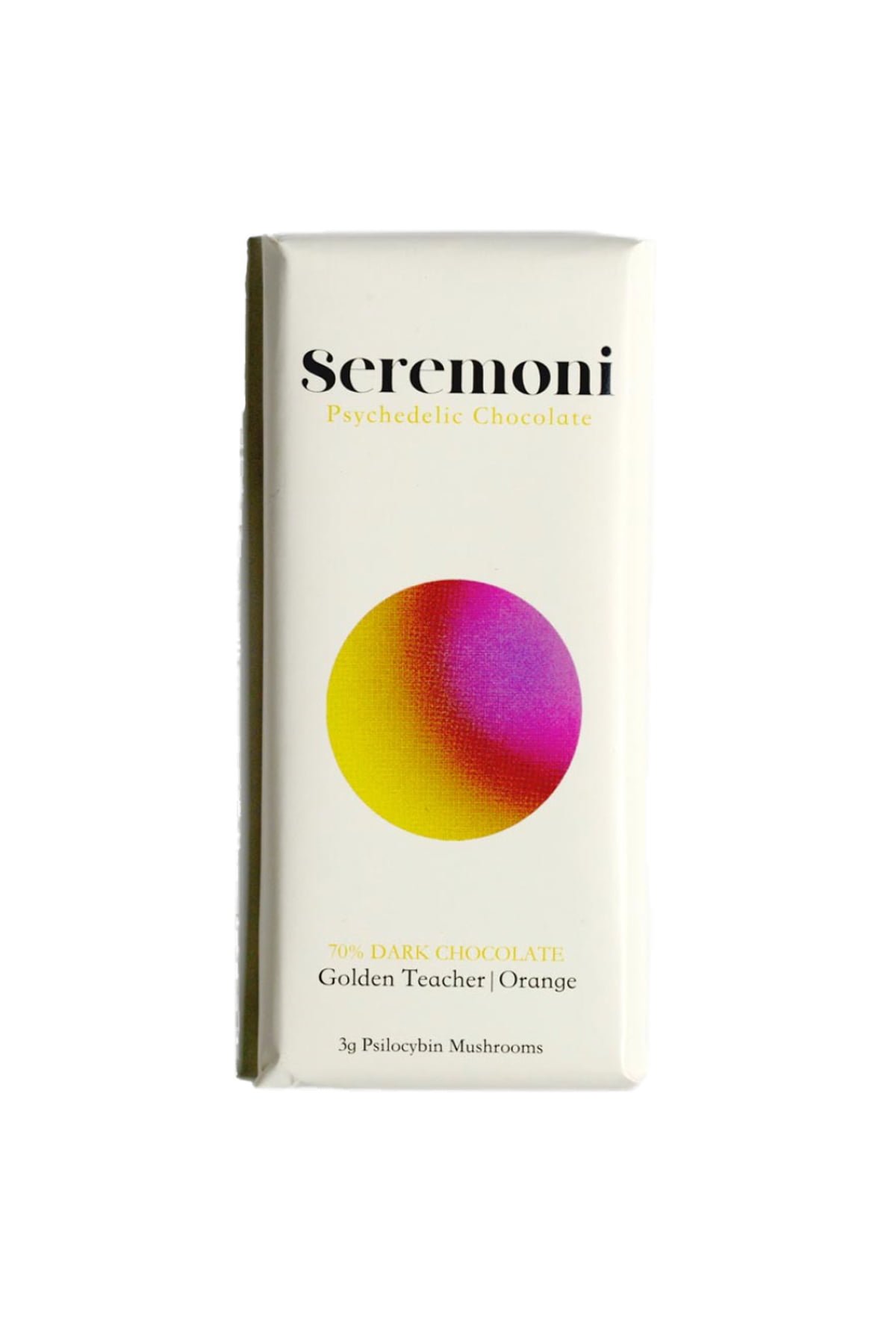 Seremoni Psilocybin Chocolate Bar Edibles (Orange & Golden Teacher Mushrooms) - Magic Psychedelics Seremoni Psilocybin Chocolate Bar Edibles (Orange & Golden Teacher Mushrooms) - Magic Psychedelics